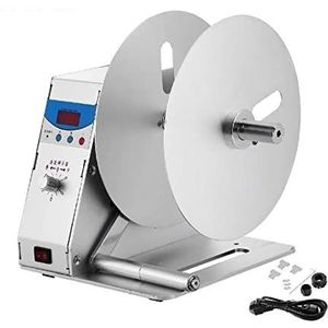 Automatische Label Rewinder Machine Elektrische Snelheid Verstelbare 0~50r/Min Merk Printer Digitale Tag Rewinder