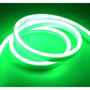 16.4FT/5 M LED Strip Flexibele Neon Licht 12 V Waterdichte Luces led Touw Dimmen Kamer Bar Decoratie Buigbaar (Groen)