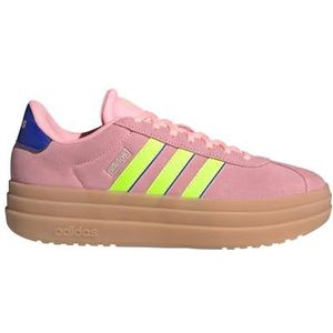 adidas Dames Vl Court Bold Sneakers, Pink Spark Lucid Lemon Lucid Blue, 36 2/3 EU