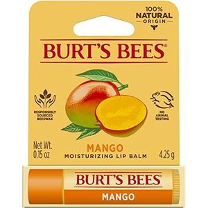 Burts Bees Mango Moisturizing Lip Balm Blister for Unisex 0.15 oz Lip Balm