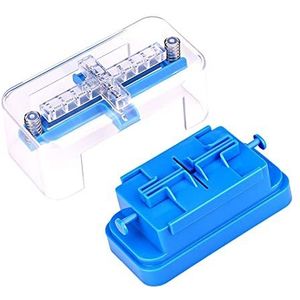 Pill Splitter - Blauw - 1/4 1/2 Meerdere Pil Snijder - Draagbaar