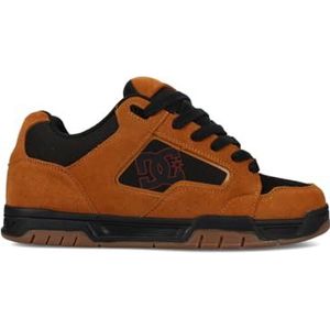 DC Shoes - Coiler - Sneakers - Bruin/Black - Vetersluiting - Leer