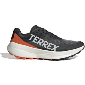 adidas Terrex Agravic Speed Trail schoenen voor heren, Core Black Grey One Impact Oranje, 43 1/3 EU