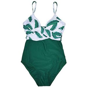 Webuyii Zwangerschap Badpak Een Stuk Tankini Zwangerschap Flounce Bloemen Hoge Taille Badpak Badkleding
