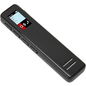 Digitale Spraakrecorder, MP3-speler Ruisonderdrukking Opnameapparaat 360 Graden Pick-up met Afspelen voor Vergadering (8GB)