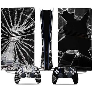 Anti Kras Voor PS5 PRO Skin Digital Edition Console En Controller Vinyl Cover Skins Wraps Krasbestendig, Compatibel Met Voor PS5 Digital Edition Pro 48947 Geen Schuimvorming