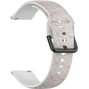 RYANUKA Compatibel met Amazfit GTR 2e / GTR 2 / GTR 3 Pro/GTR 3 / GTR 4 (marmeren textuur natuurlijk) 22 mm zachte siliconen sportband armband armband, Siliconen, Geen edelsteen