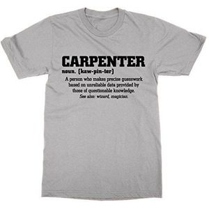 Clique kleding definitie van een timmerman T-Shirt