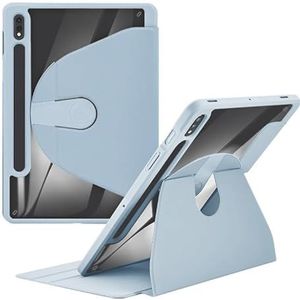 360 roterende hybride slanke hoes compatibel met Samsung Galaxy Tab S7 FE S8 Plus 12.4“ SM-T970 T975 2020 2021 met potloodhouder (Color : Sky Blue, Size : For Tab A8 10.5 X200)