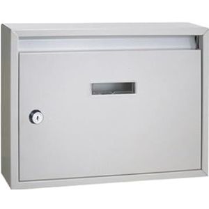 Postdozen Brievenbus Brievenbussen Modern Vormgegeven Brievenbus Van Geborsteld Roestvrij Staal For Muren. Zware, Aan De Muur Gemonteerde Pakketkast(Blue,Silver)