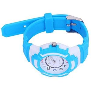 Polshorloge-1Pc kinderen waterdicht horloge mode eenvoud lichtgevend horloge kinderen quartz horloge (zeeblauw)