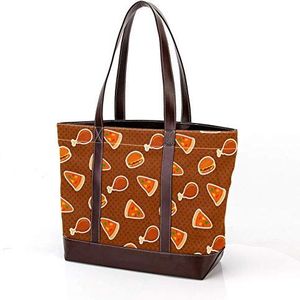 Laptop Tote tas met schattige eenhoorn,Draagtassen Casual Canvas Business Werk Tote tas Aktetas voor Computer School Office