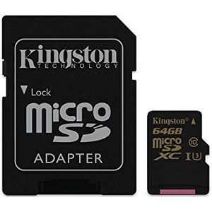 Kingston Technology Gold microSD UHS-I Speed Class 3 (U3) 64GB MicroSDHC Klasse 3