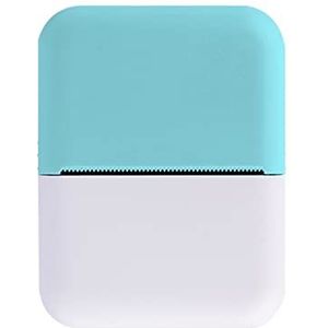 WMMNHY Pocket thermische printer Smart House House Photo Memo Printer 200dpi Bt Draadloze verbinding gebruiken met App Compatibel met Android iOS(Blu)