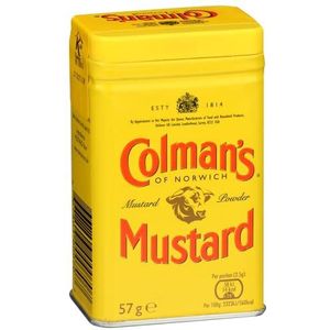 Colman's Dry Mustard Powder 2oz (Pack of 3) | Hot & Tangy | Grilling, Dips, Dressings, Marinades |