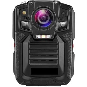 Mini Body Cameram, Lichaamscamera's for rechtshandhaving 1080P 140° Groothoek Op het lichaam gemonteerde lichaamscamera Videorecorder GPS IR Nachtzichtcamera voor Pet Walking, Werk, Reizen(NO card)