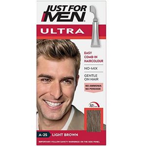 Just For Men - Ultra AutoStop - Haarkleuring - A25 Lichtbruin - 30ml