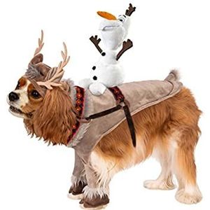 Rubie's huisdier kostuum, Disney Frozen 2 huisdier kostuum Sven met Olaf Rider, X-Large, Zoals getoond