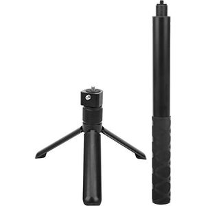 Multifunctioneel Statief, Aluminium Handvat Grip Selfie Stick Opvouwbare Statief met Verlengde Pool, Compatibel voor Een/X Sportcamera