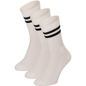 Morethansocks - Sportsokken Fashion - Wit - Maat 36/41 - Sportsokken dames - Tennissokken dames - Hardloopsokken dames