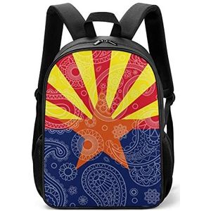 Arizona State Paisley Vlag Lichtgewicht Rugzak Reizen Laptop Tas Casual Dagrugzak voor Mannen Vrouwen