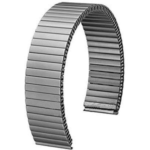 Rowi Fixoflex Horlogebandje, 14 mm, titanium, rekbaar, elastisch, vervaardigd in Duitsland