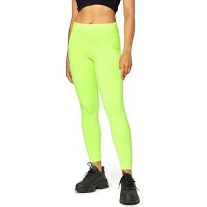 Bellivalini Lange dameslegging Neon jaren 80 voor sport party gym BLV50-293, neongeel, XXL