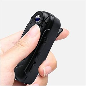 Action Camera, Mini Camera Wetshandhaving Recorder 1080P Video Record Professionele Draagbare Body Camera Vergadering Lange Batterijduur Camcorders Soepele Stabilisatie(No card)