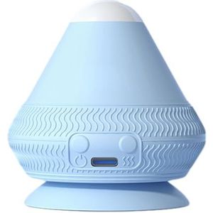 ARVALOLET - Massagebal met hitte met zuignap, oplaadbaar voor stressvermindering (blauw)