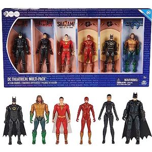 DC Comics Set van 6 WB superheldenfiguren om te verzamelen - Superheldenspeelgoed voor jongens vanaf 3 jaar