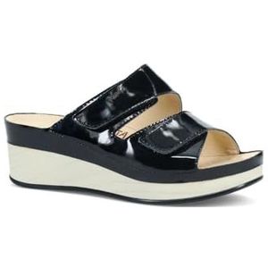 Vital Lara Zwart Damessandalen, Open Teen 39 EU