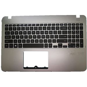 Laptop omhulsel rond toetsenbord & Toetsenbord & Touchpad Voor For Samsung NP550XTA Zwart Verenigde Staten Lay-out