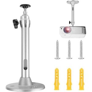 MAEXUS Beamer plafondbeugel, beamerhouder, plafondmontage, plafondbeugel, 360 graden verstelbaar, voor plafondhouder, beamer, verstelbaar, thuisbioscoop