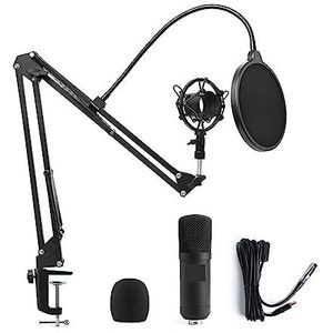 Geluidskaartset, Microfooncondensator Professionele opnamestudio-interface, geluidskaart Podcasting-microfoon(A03 Microphone)