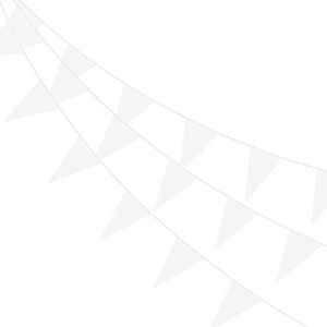 Slinger Vlaggenlijn Wit 40 Meter Verjaardag Bruiloft Slinger Voor Binnen En Buiten