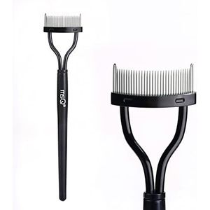 Wimperkam, wimperscheider, mascara-applicator, wimperdefiniër met kamafdekking, boogontwerp, cosmetisch gereedschap, zwart