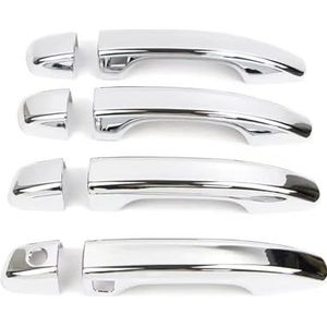 Auto Buitendeurgreep Voor Accord 2018-2021 Autosticker Koolstofvezel Stijl Zilveren Buitendeurgreep Sierlijst(Chrome Smart)