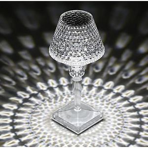 Kristallen lamp - Crystal Touch Light Lamp 16 Kleuren RGB met Afstandsbediening,Decoratieve Acryl Stralen Lamp voor Slaapkamer Woonkamer Feestdiner Decor Jeanny