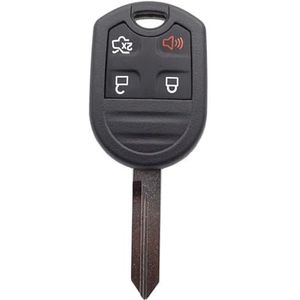 Sleutelbehuizing Verre Autosleutel Shell Gevalhanger Met Ongesneden Blad Voor Rand Voor Ontdekkingsreiziger Voor Expeditie Mustang Escape Stier Tribute Autosleutelhoesje(C)