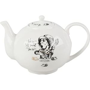 Theepot - Rood - Porselein