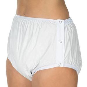 Suprima PVC-slip met binnenvoering, knoopbaar - art. 1222 (unisex) Gr. 44 wit