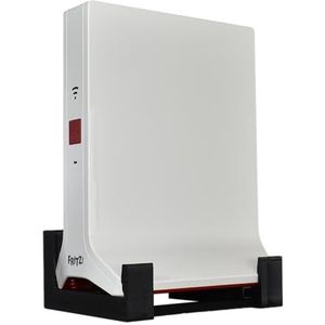 CraftEdge3D EasyClick precies passende wandhouder voor AVM Fritz Repeater 3000 AX, ook als plafondbeugel, in elke richting monteerbaar, inclusief montagemateriaal (zwart)