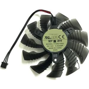 GPU VGA-ventilator voor GIGABYTE GTX960 GTX 970 voor MINI-ITX R7 360 2 GB, grafische kaartkoeling, (T129215SU PLA09215S12H 85MM 3Pin)(3Pin T129215SU)