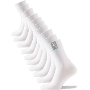 Cotton Prime Basic - Sokken - Zwart - 10 Paar - Katoenen Sokken voor Heren en Dames