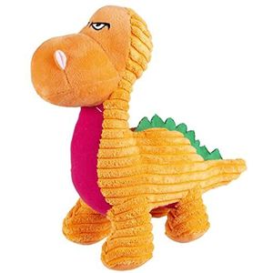 duvoplus, Pluche dier Dino Tsintaosaurus Corduroy, 30 x 12 x 28 cm, oranje, speelgoed, oranje, hond