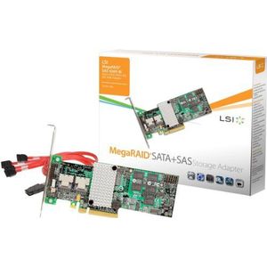 LSI MegaRAID SAS 9260-8i KIT (8-poort, 6 Gbit/s SAS/SATA, 512MB, PCI-E 2.0)
