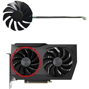 Nieuwe 2 stks 89 mm 100 mm CF1010U12S CF9015H12S 4PIN 12V GeForce RTX3070 CPU GPU Wennen Zotac RTX 3060 Tweeling RTX 3060 Ti koelfans (Color : CF9015H12S)