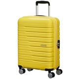 American Tourister Flashline Pop Spinner S, uitbreidbare handbagage, 55 cm, 36/39 L, geel (citroengeel), geel (Lemon Yellow), Spinner S (55 cm - 36/39 L), handbagage