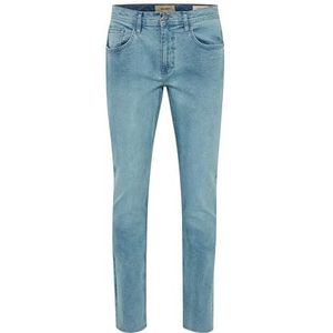 Blend BHTwister Herenjeans, denim-jeans met steekzakken, riemlussen, label-details, katoenmix, slim fit, Denim Light Blue (200290), 29W / 32L