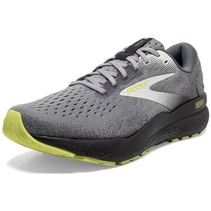 Brooks Ghost 16 Sneakers voor heren, 43 EU, Primer Grey Lime, 43 EU